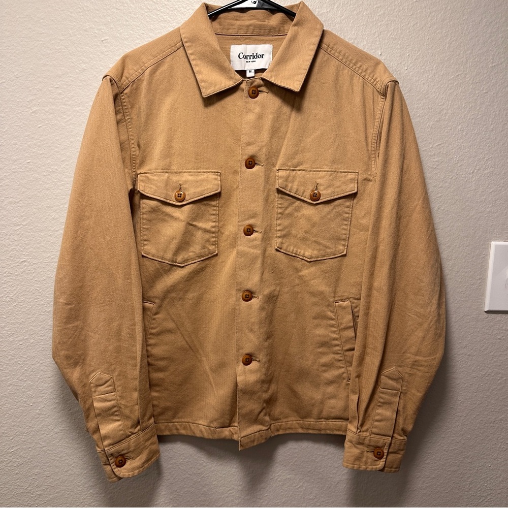 Corridor herringbone chore coat